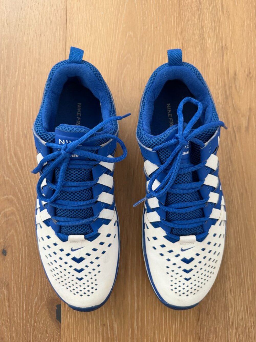 Nike Shoes Men 12 Free Trainer 5.0 TB Game Royal Blue White 579811-402 Sneakers - Picture 4 of 16